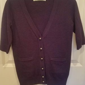 Short Sleeve Cardigan Sweater
